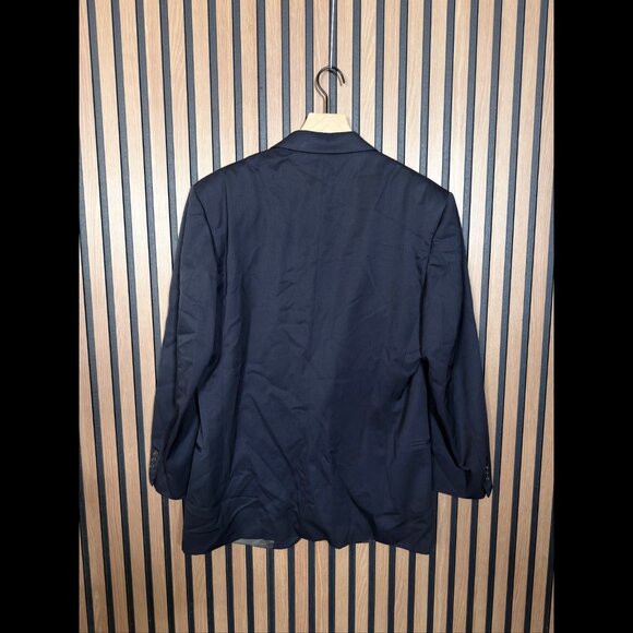 Giorgio Armani Blazer 40S Mens Blue Navy Mani 2-Button Jacket Suit Top - Picture 2 of 11